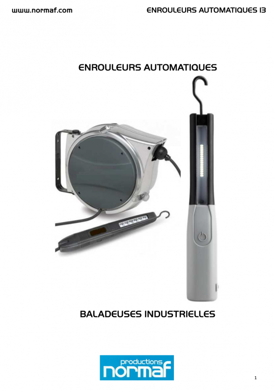 ENROULEURS AUTOMATIQUES BALADEUSES INDUSTRIELLES